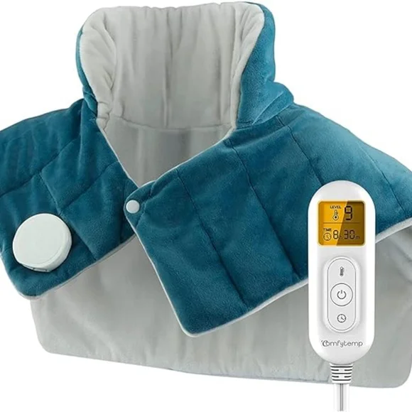 WeightedHeat™ Weighted Heating Pad for Neck and Shoulders - Picture 1 of 7